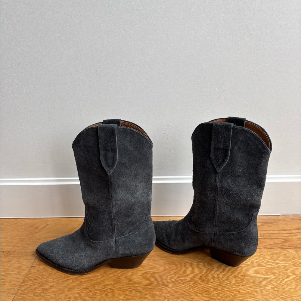 Isabel Marant Duerto Suede Western Boot - Picture 7 of 9
